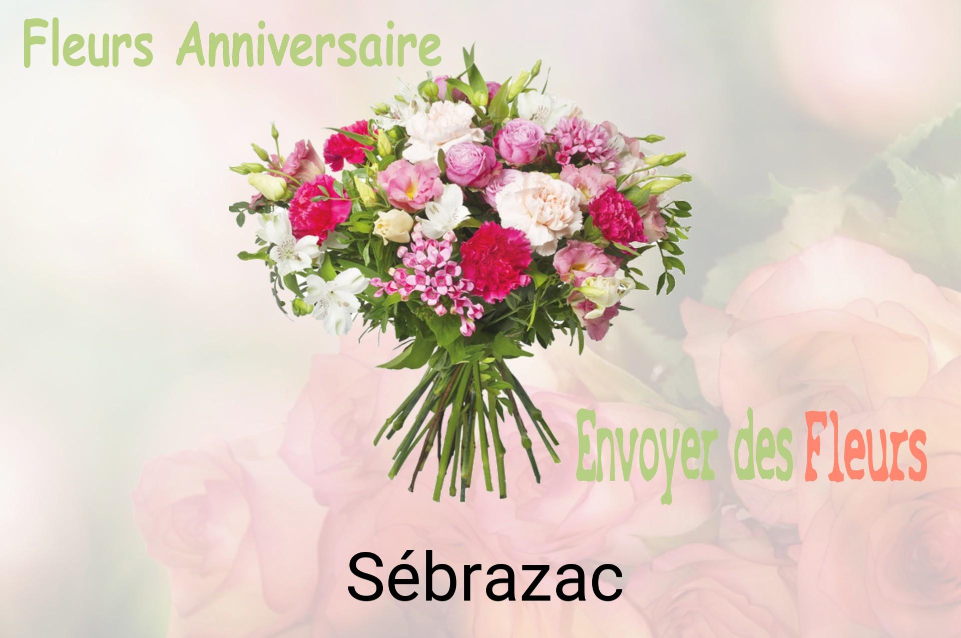 Bouquet de fleurs d’anniversaire livré à Sébrazac